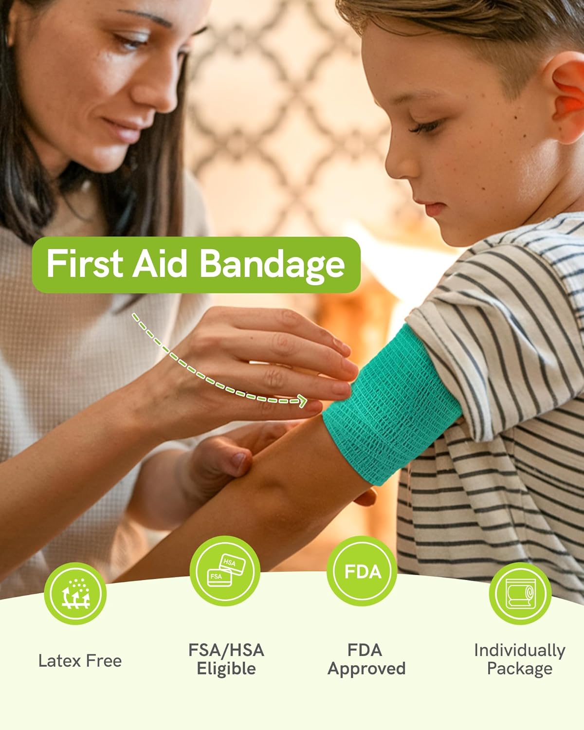 elf Adhesive Bandage Wrap - 6Pc