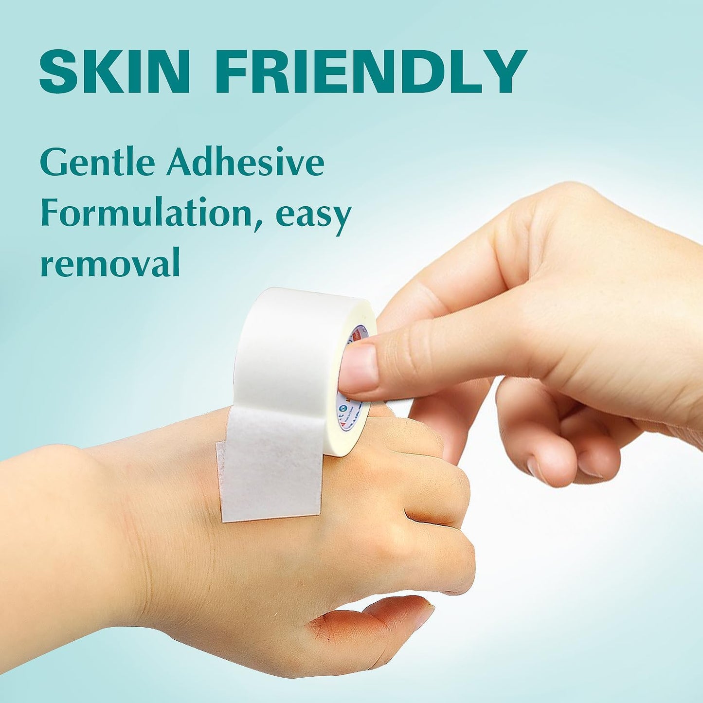 Soft Paper Surgical Tape, 12 Rolls